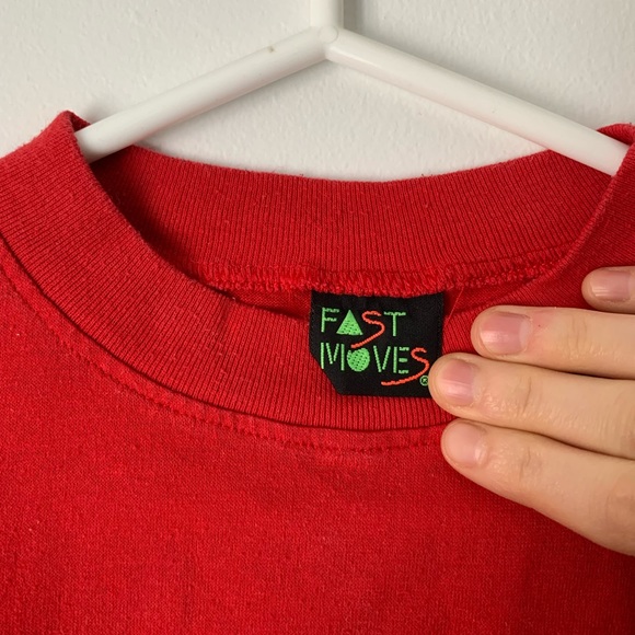 Vintage Kid’s Blank Tshirt in Red - Picture 3 of 5